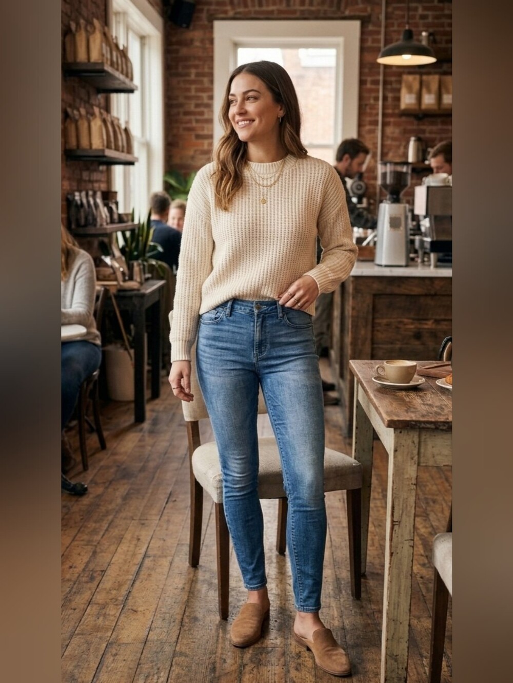 Vince Mid-Rise (8.5") Skinny Ankle Jeans Size 28 - 14.5" Waist 29" Inseam
